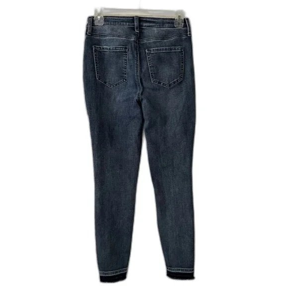 NYDJ Ami Skinny Jeans Size 2 Womens Raw Frayed Released Hem - Picture 3 of 9